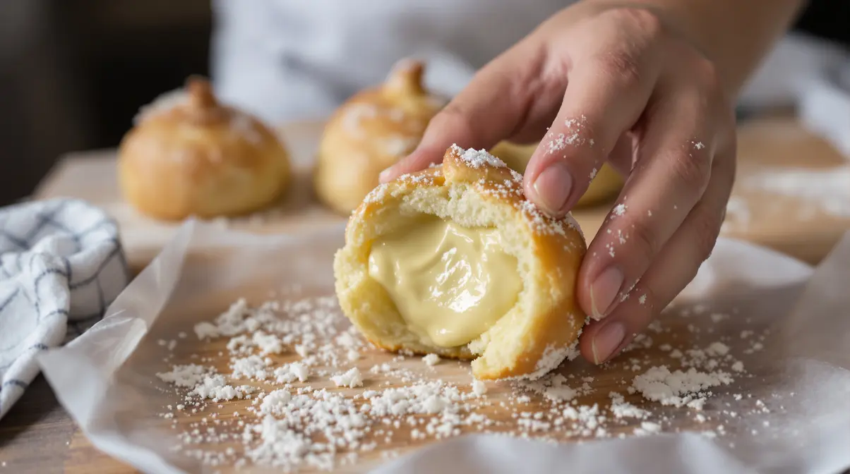 Ces choux à la crème pâtissière sont une tuerie : coques super légères, crème vanille ultra lisse Ces choux à la crème pâtissière sont une tuerie : coques super légères, crème vanille ultra lisse