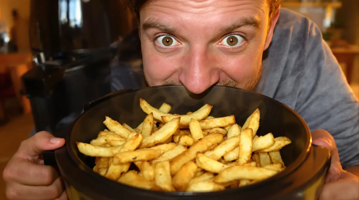 Depuis que je fais ça, mes frites Airfryer sont parfaites : mon astuce de l'eau chaude à copier Depuis que je fais ça, mes frites Airfryer sont parfaites : mon astuce de l'eau chaude à copier