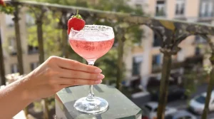 Mélange frais fraise-rhubarbe au gin ou sans alcool : l’apéro léger des premiers jours de printemps