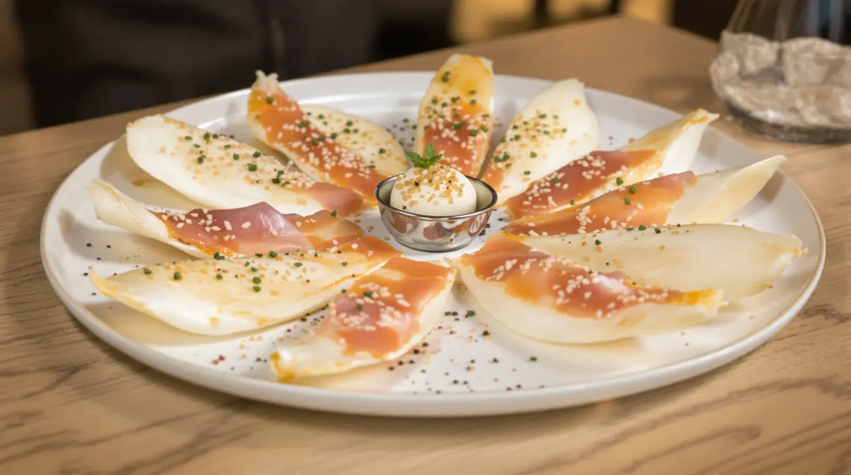 Petites barquettes d’endive au jambon : l’apéritif ultra express prêt en 10 minutes Petites barquettes d’endive au jambon : l’apéritif ultra express prêt en 10 minutes